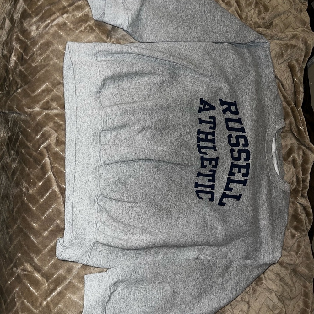 Russell Athletic Heather Gray Pro Cotton Sweatshirt
